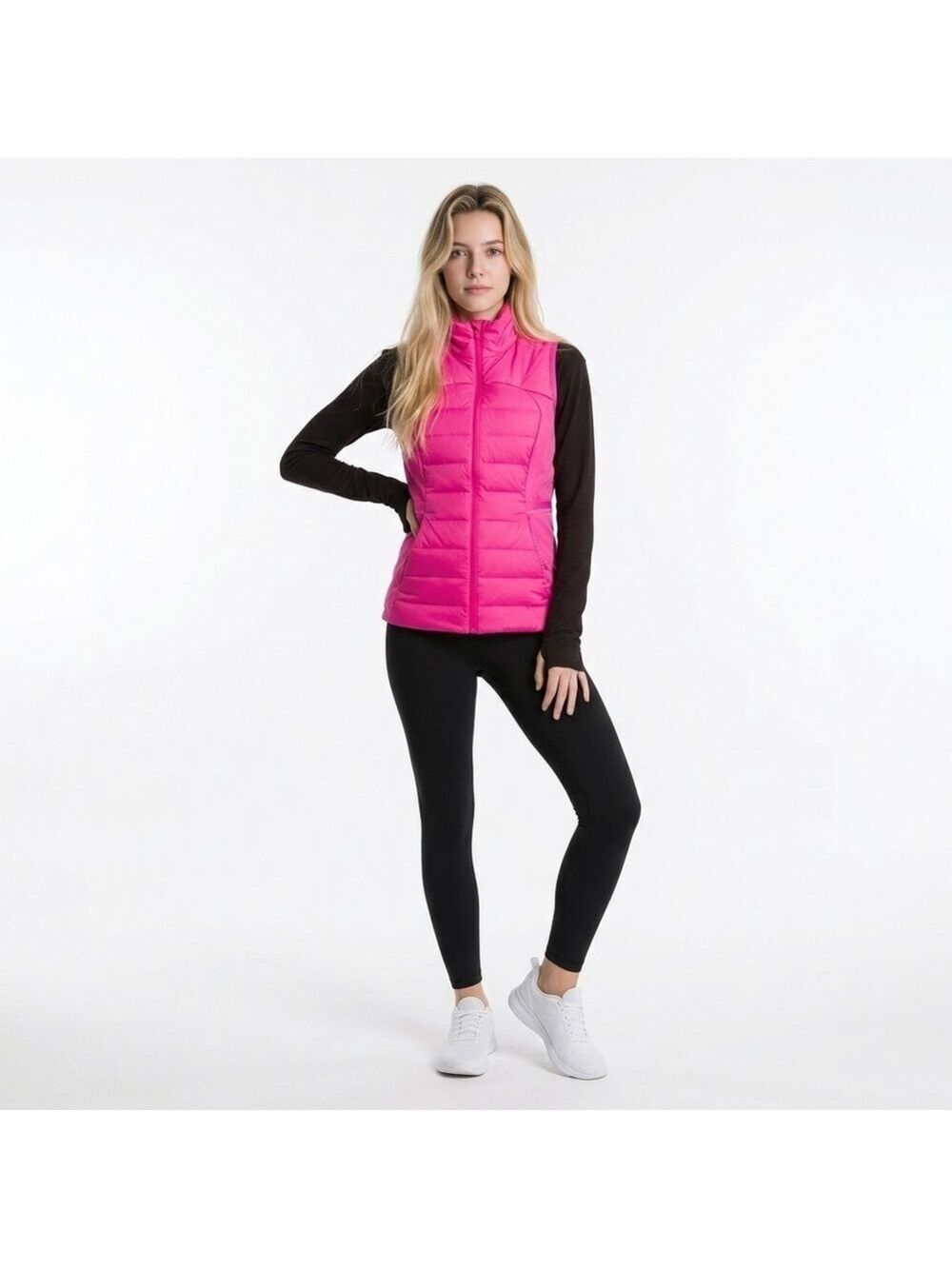 Lululemon Down for It All Vest Sonic Pink Size 2